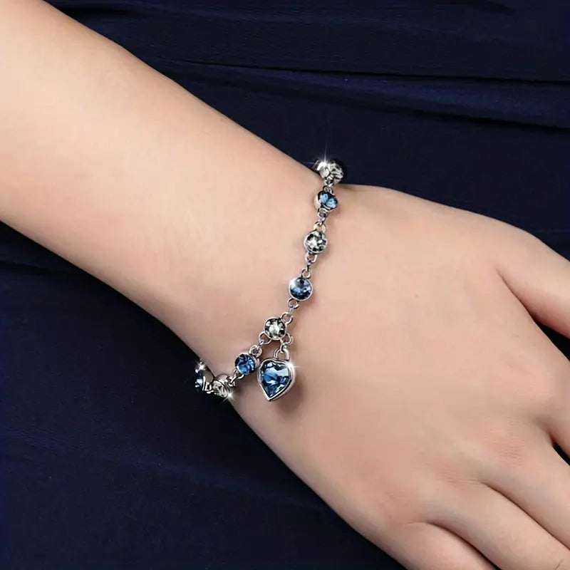 Bracelet cœur de l'océan en or