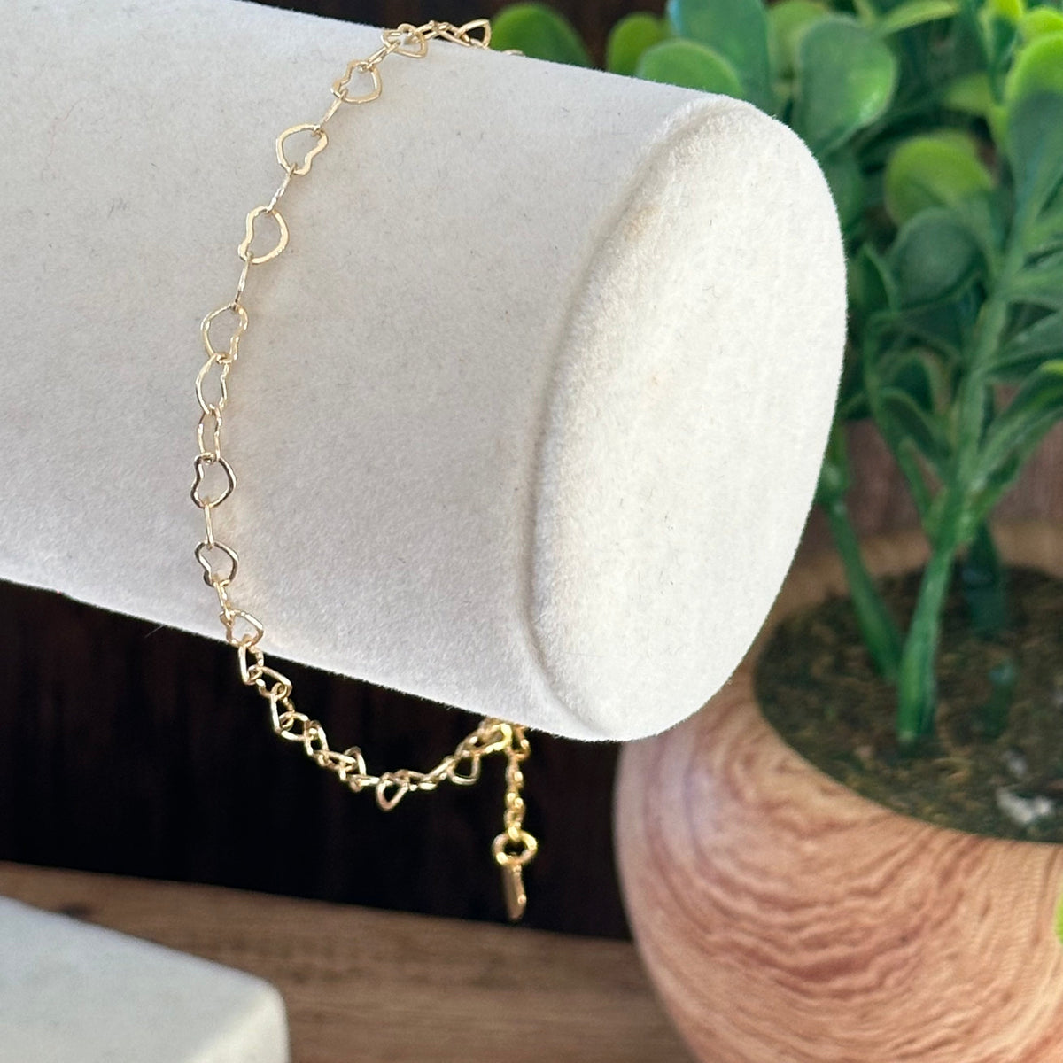 Bracelet « Connexion du cœur » en or