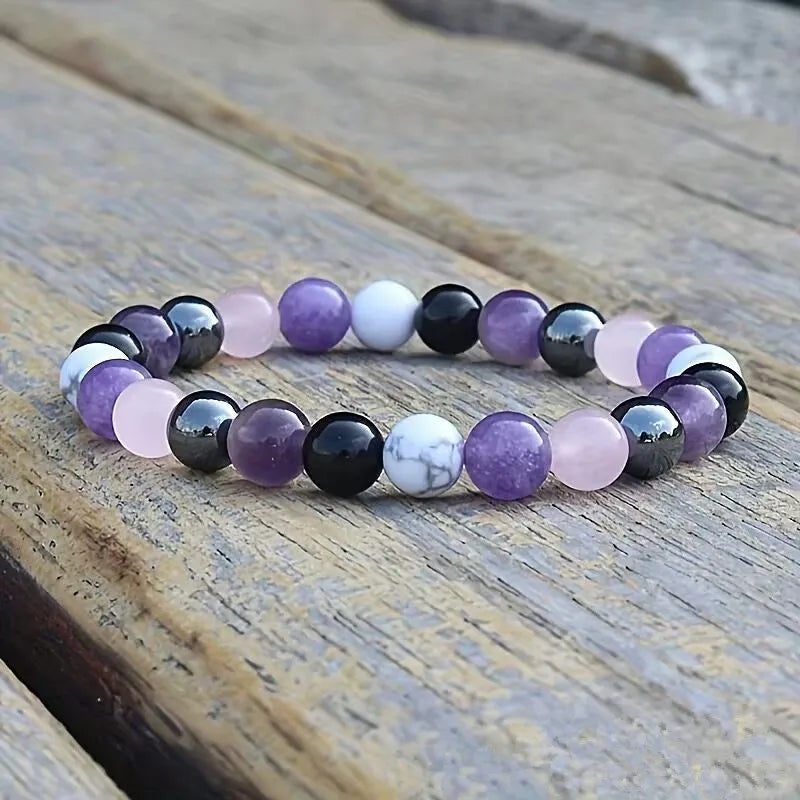 Bracelet Dora améthyste en or