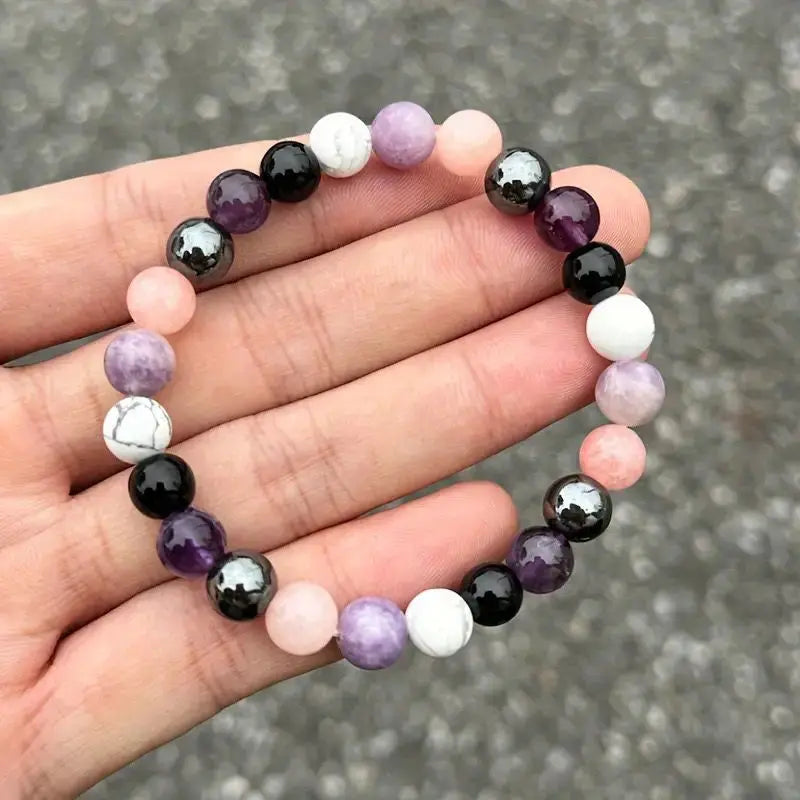 Bracelet Dora améthyste en or