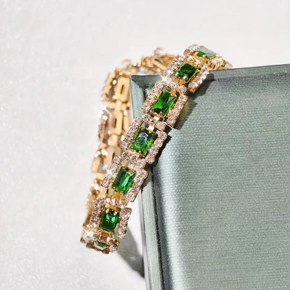 Bracelet Doré Elisa Esmeralda
