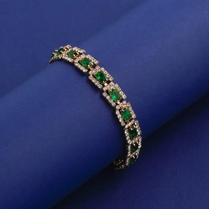 Bracelet Doré Elisa Esmeralda