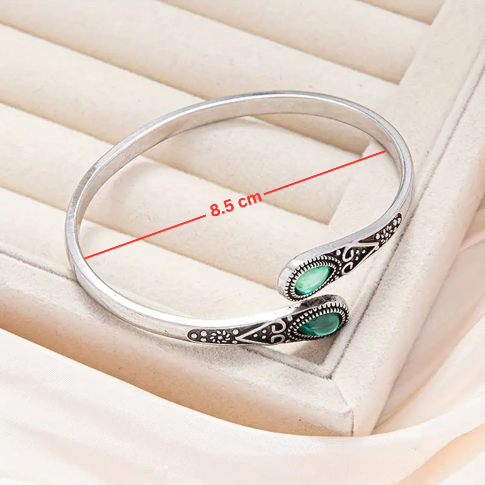 Bracelet Esmeralda Devereux en or blanc