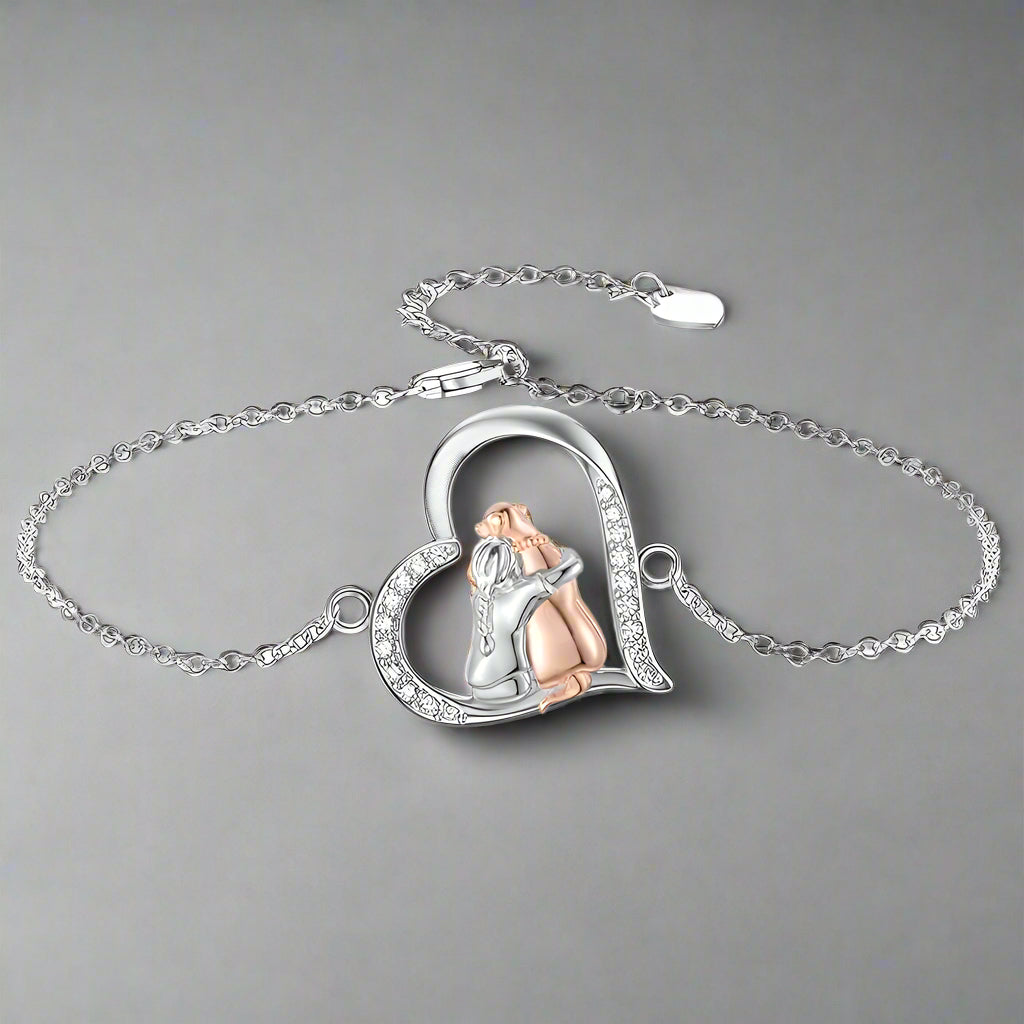 Bracelet étreinte en or
