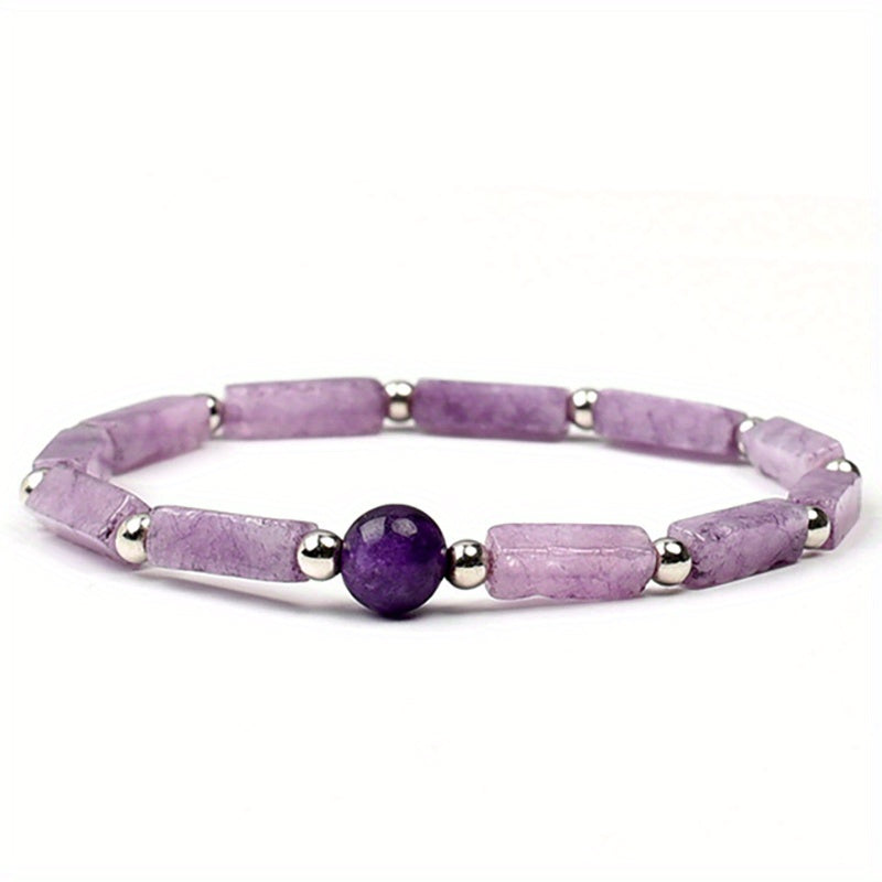 Bracelet « Gesine » avec améthyste en or