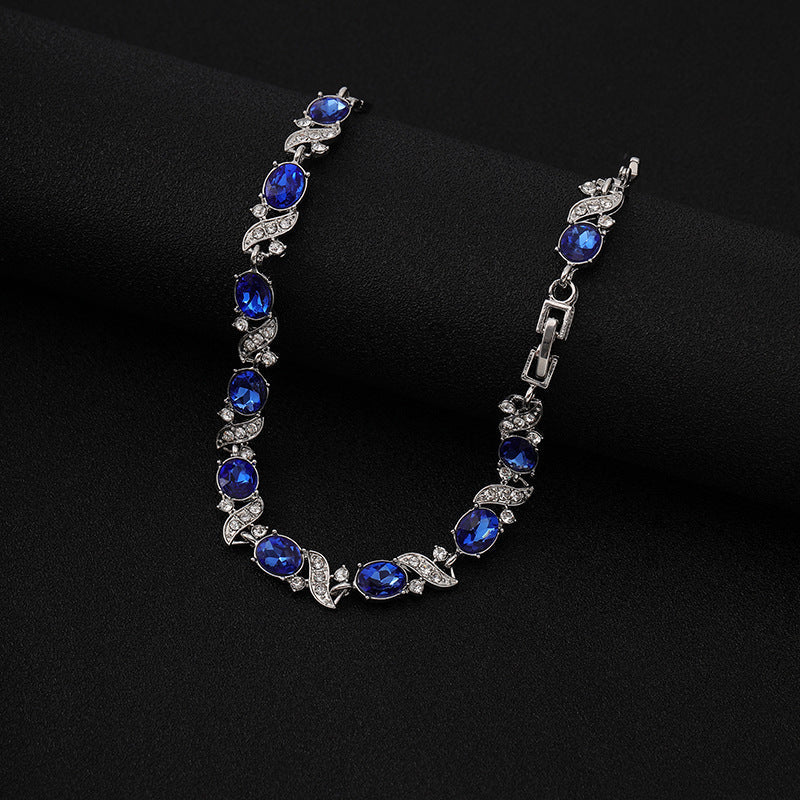 Bracelet Giada Séraphine en or blanc