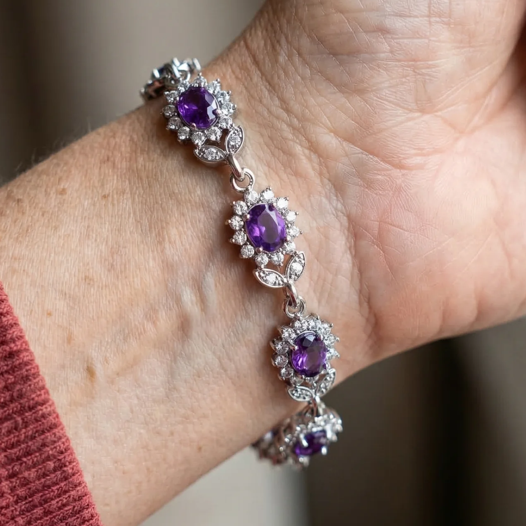 Bracelet Iris en Or Blanc
