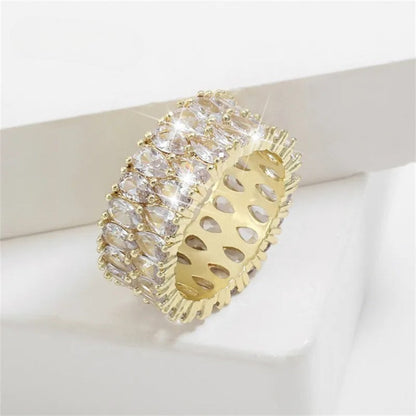 Bracelet Large en Cristal Doré Oriental