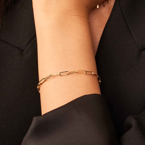 Bracelet lien de Venise en or