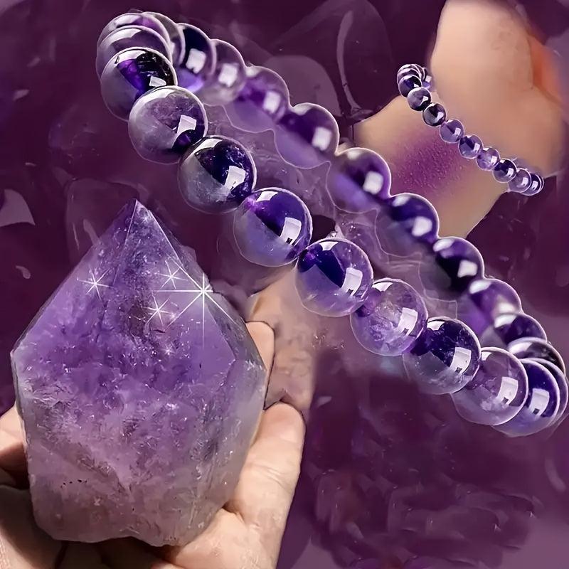 Bracelet Milena améthyste en or