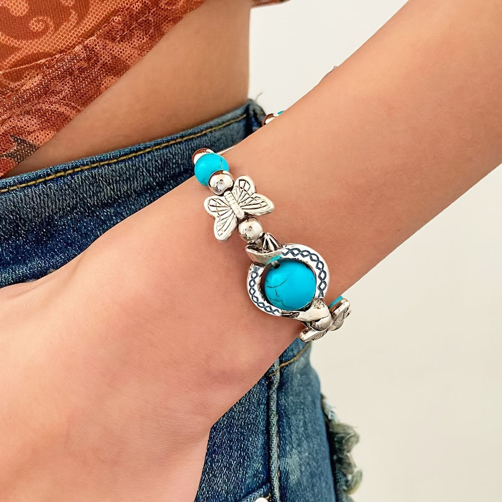 Bracelet Oasis Vol de papillon en or blanc
