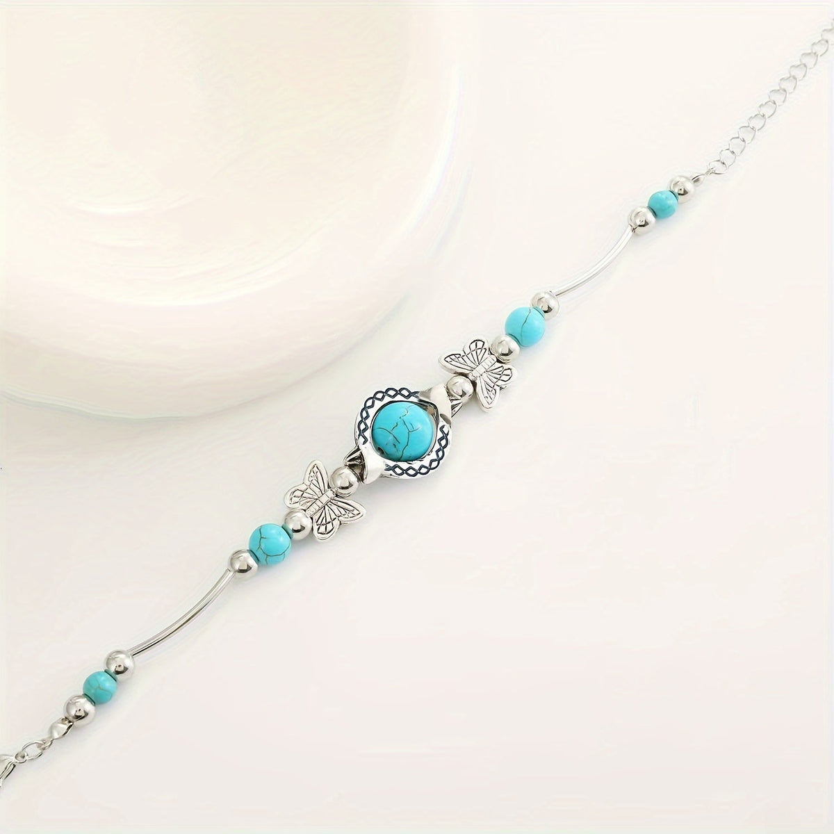 Bracelet Oasis Vol de papillon en or blanc