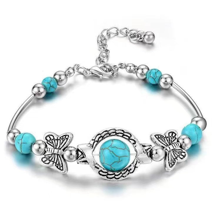 Bracelet Oasis Vol de papillon en or blanc
