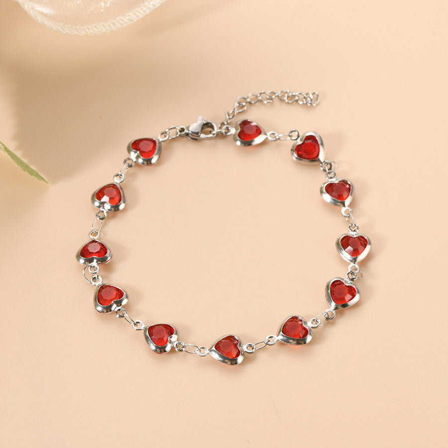 Bracelet Ophélie Grenatelle en or blanc