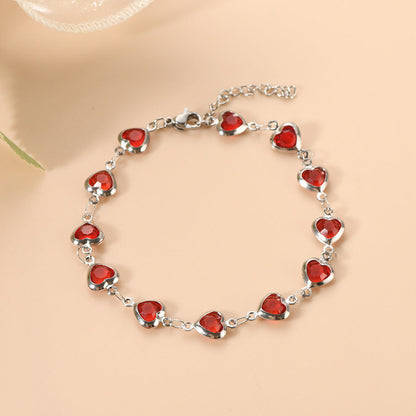 Bracelet Ophélie Grenatelle | Or Blanc