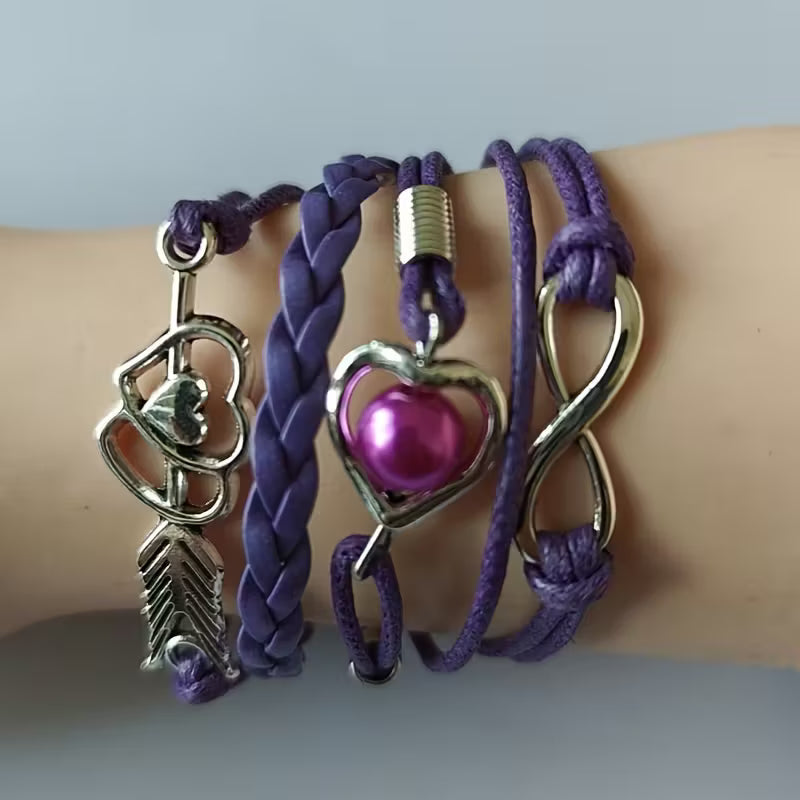 Bracelet rétro arc d’Amour en or