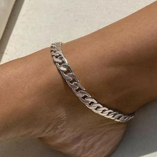 Bracelet avec chaîne pour vacances à la plage en or