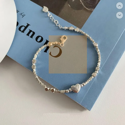 Bracelet carré Amour Argent