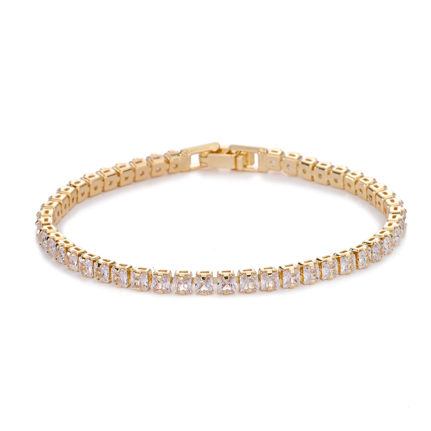 Bracelet de Tennis Carré | Or