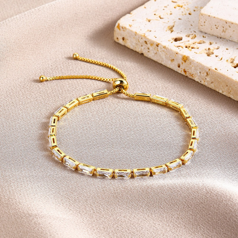 Bracelet de tennis Horizon en or