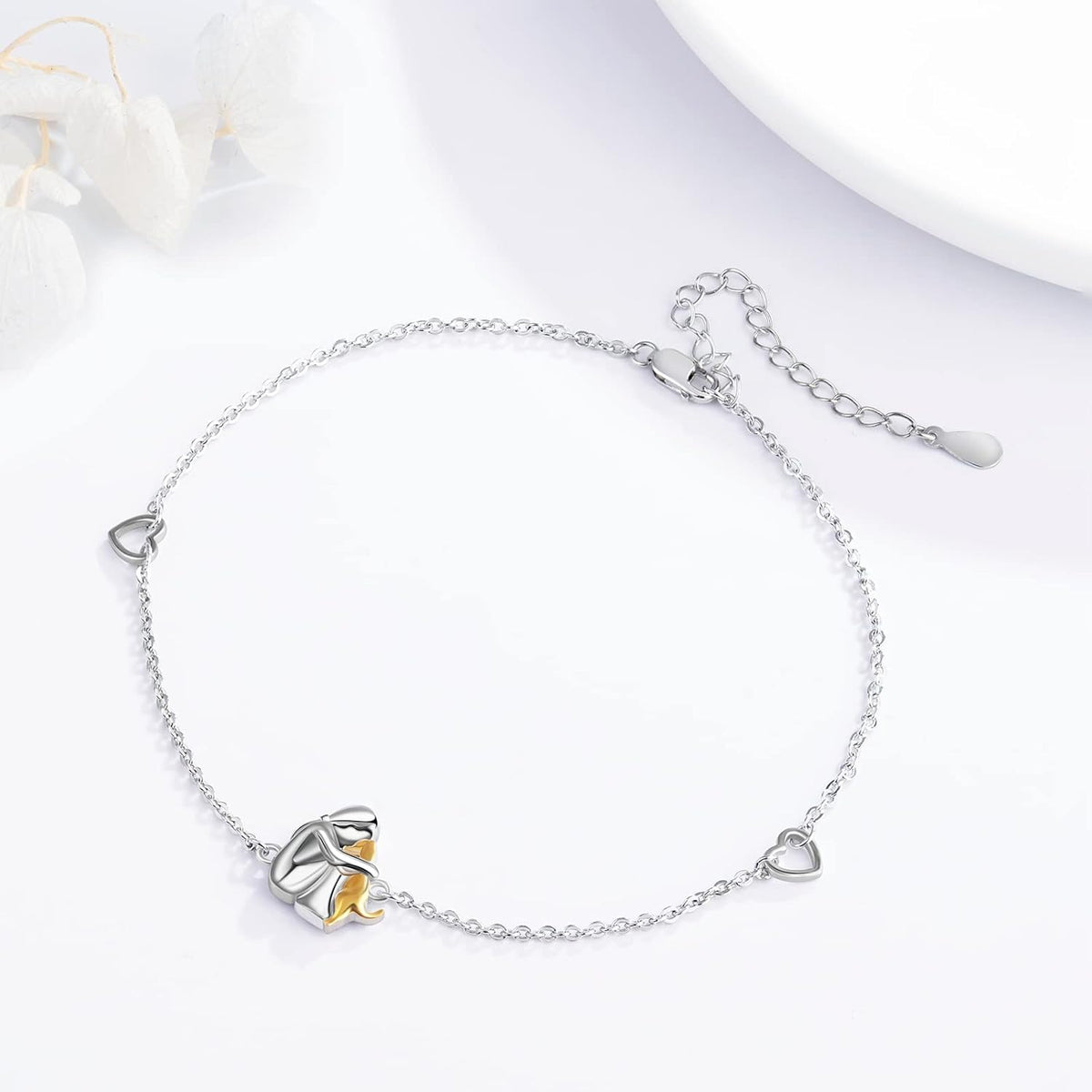 Bracelet de bonheur ajustable, simple et magique en or