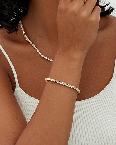 Bracelet de tennis en or