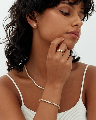 Bracelet de tennis en or