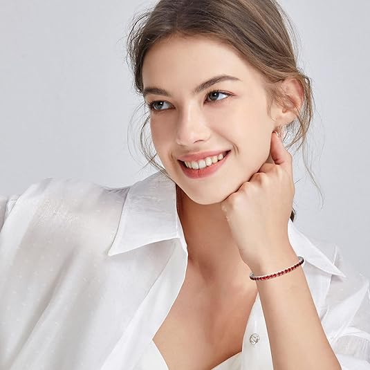 Bracelet de tennis en or blanc