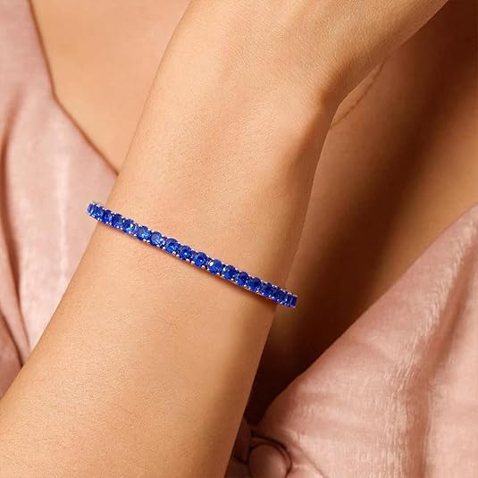 Bracelet de tennis en or blanc