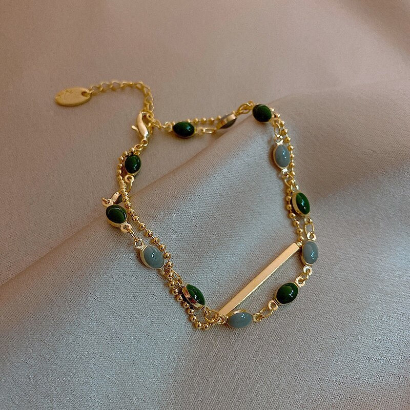 Bracelet double Charis en or