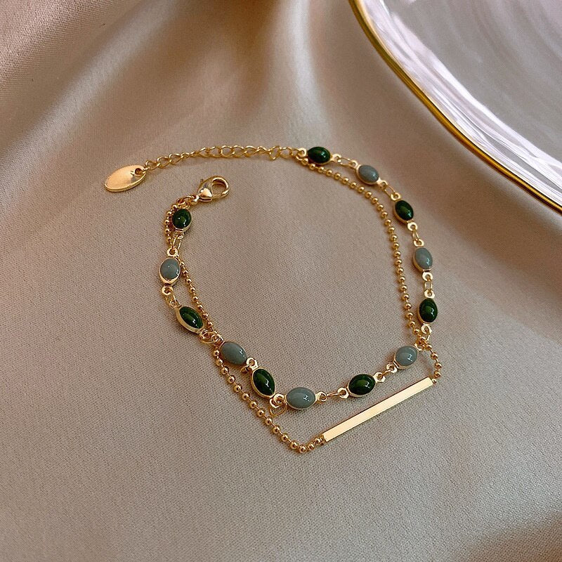 Bracelet double Charis en or