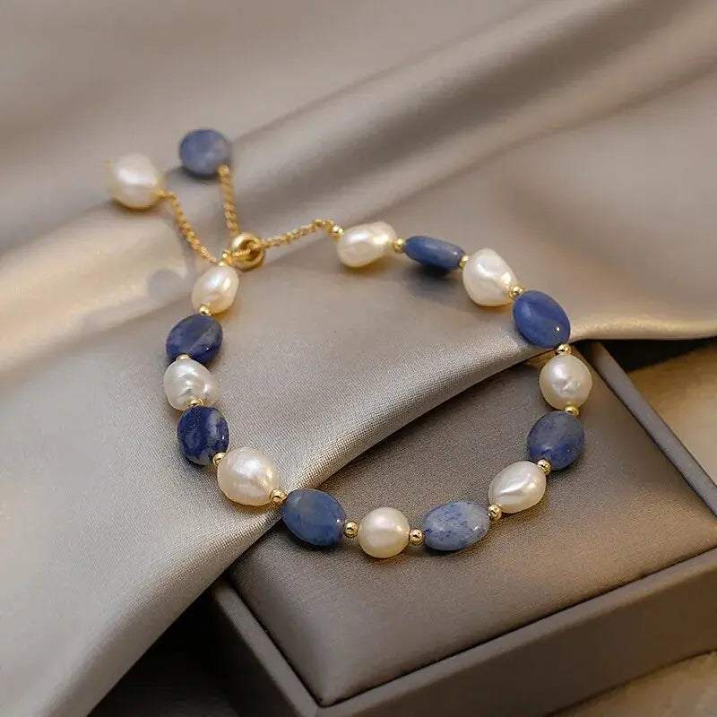 Bracelet élégant en marguerites océaniques en or