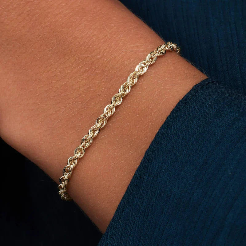 Bracelet en chaîne Tordue en or