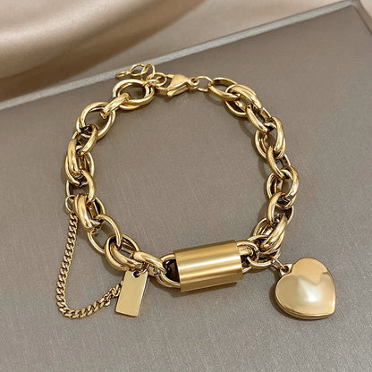Bracelet en or épais