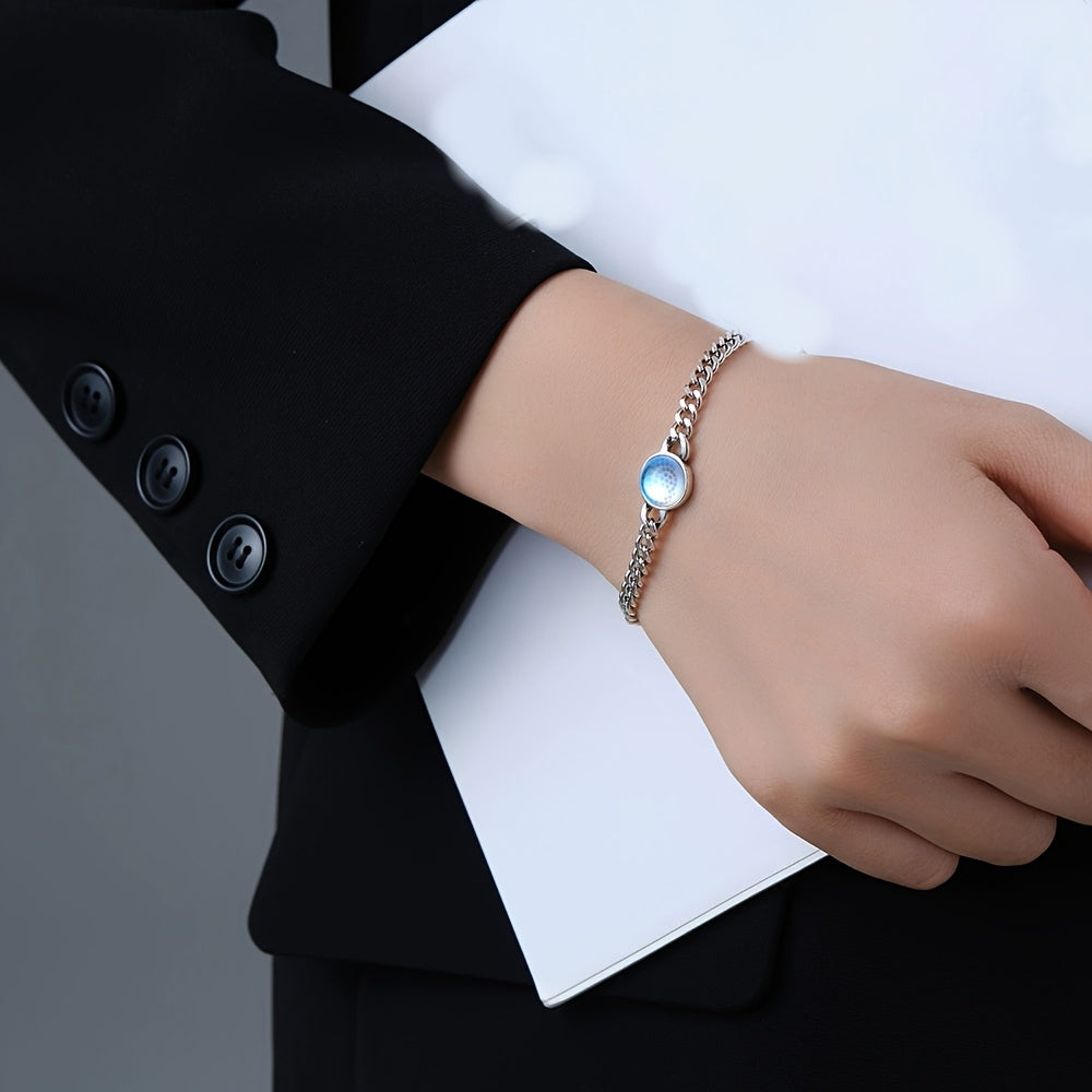 Bracelet en pierre de lune Voix intérieure en or