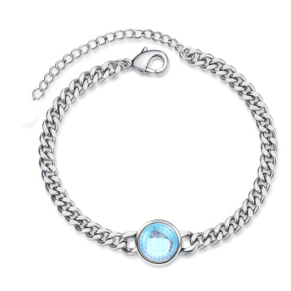 Bracelet en pierre de lune Voix intérieure en or