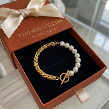 Bracelet élégant et marguerites en or