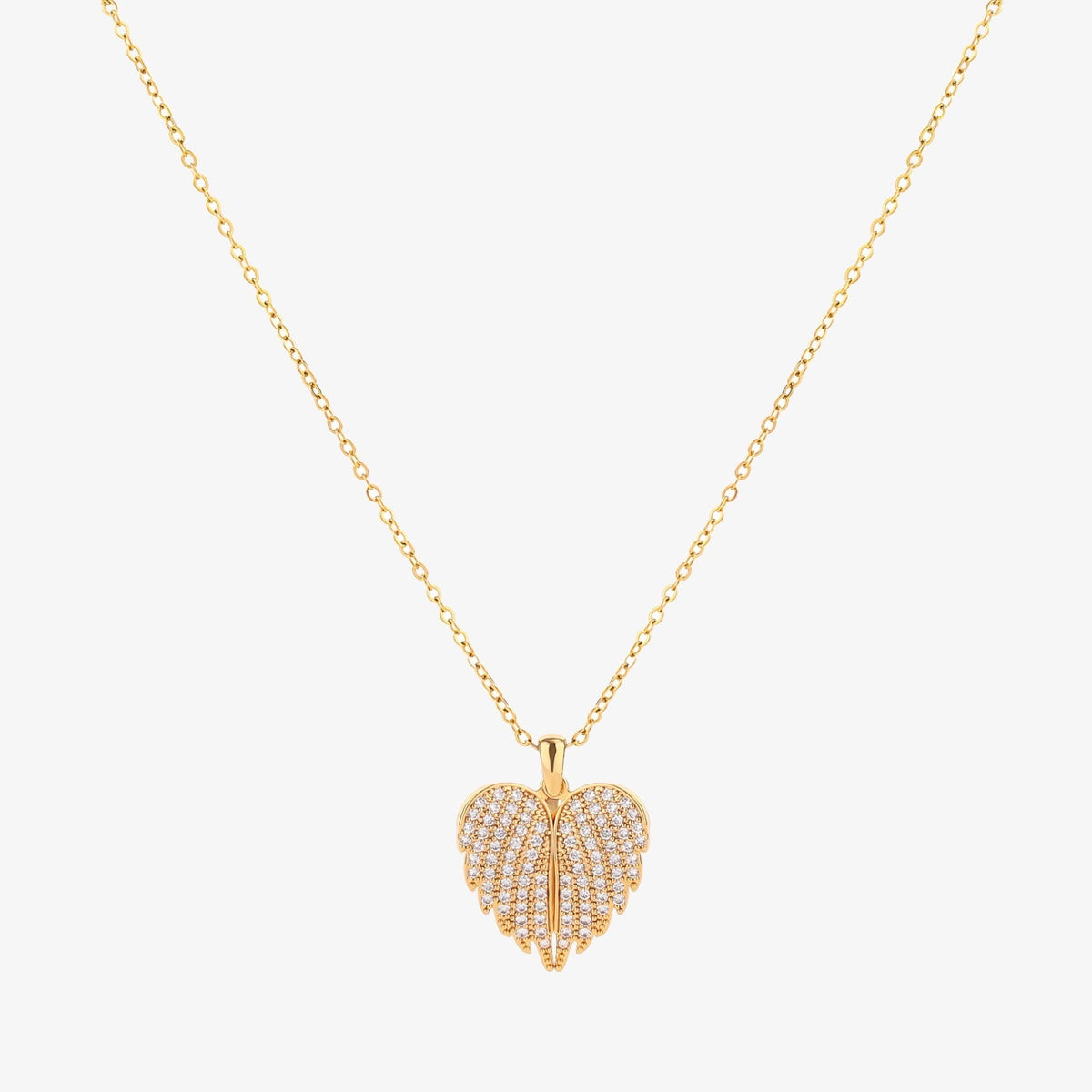 Collier ailes d'ange en or