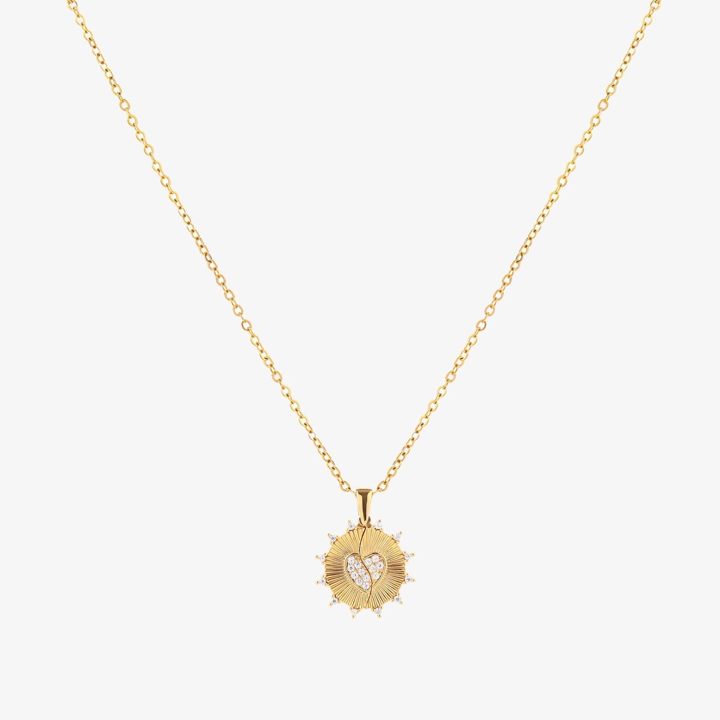 Collier Amour Rayons de Soleil | Or