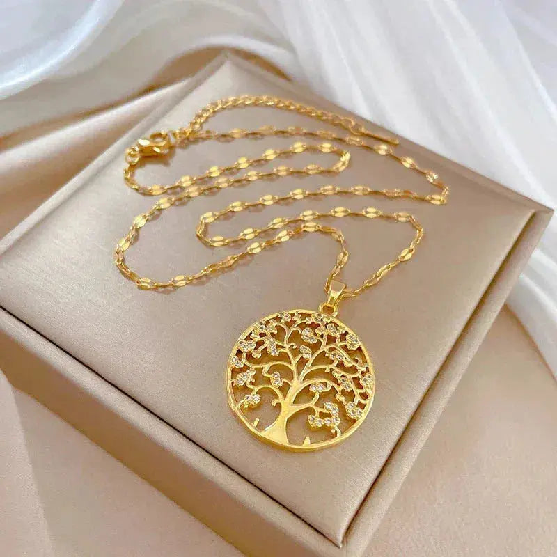 Collier arbre de vie en or