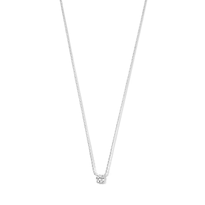 Collier Cléa en pierre en or blanc