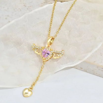 Collier Engel Herz Amor