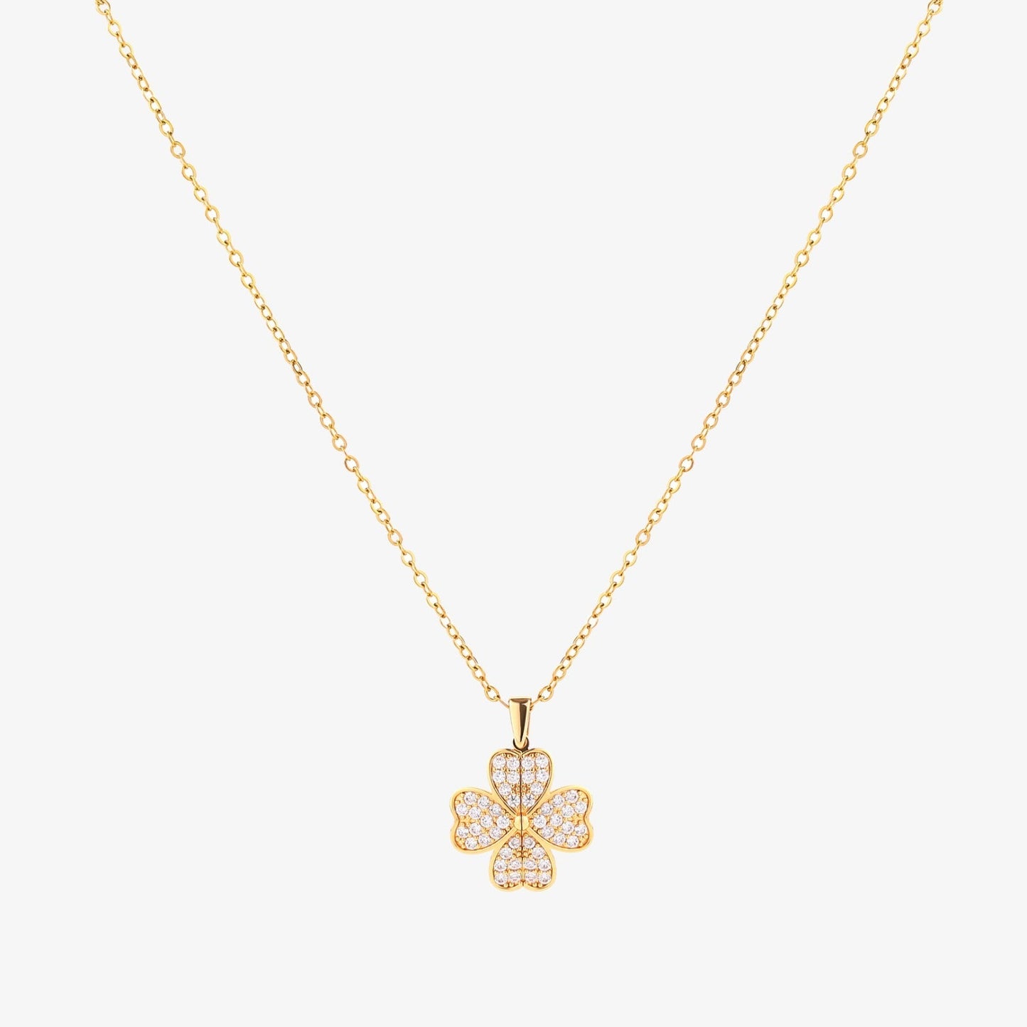 Collier Fleur Cœur | Or