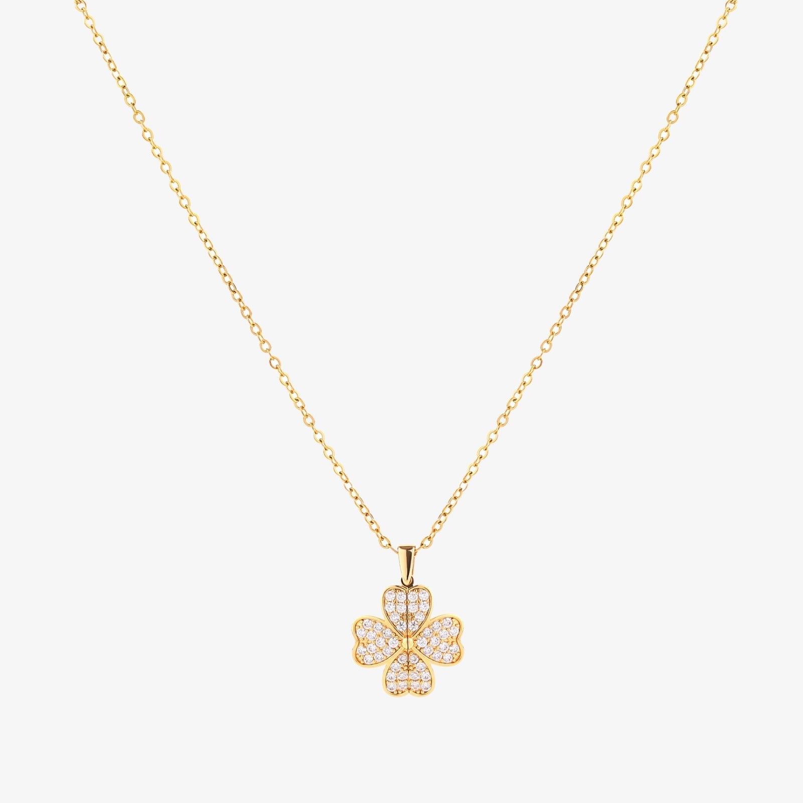 Collier Fleur Cœur | Or