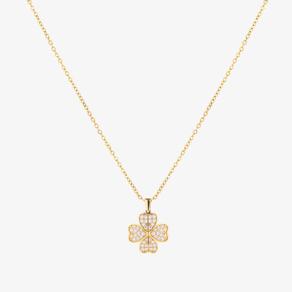 Collier Fleur Cœur | Or