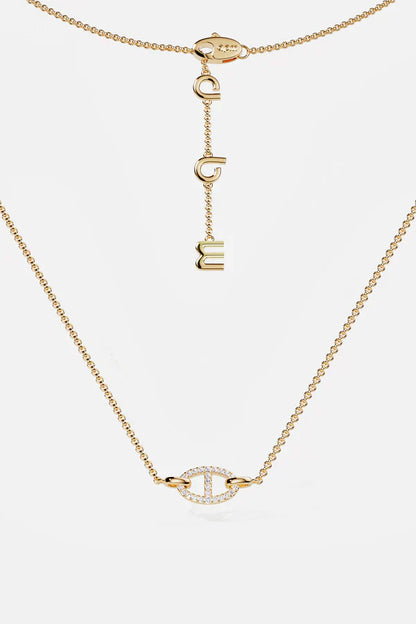 Collier Isaline Marina | Or Blanc