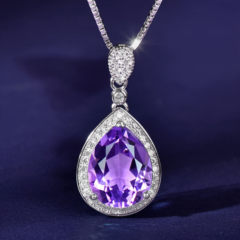 Collier Ivonne améthyste en or