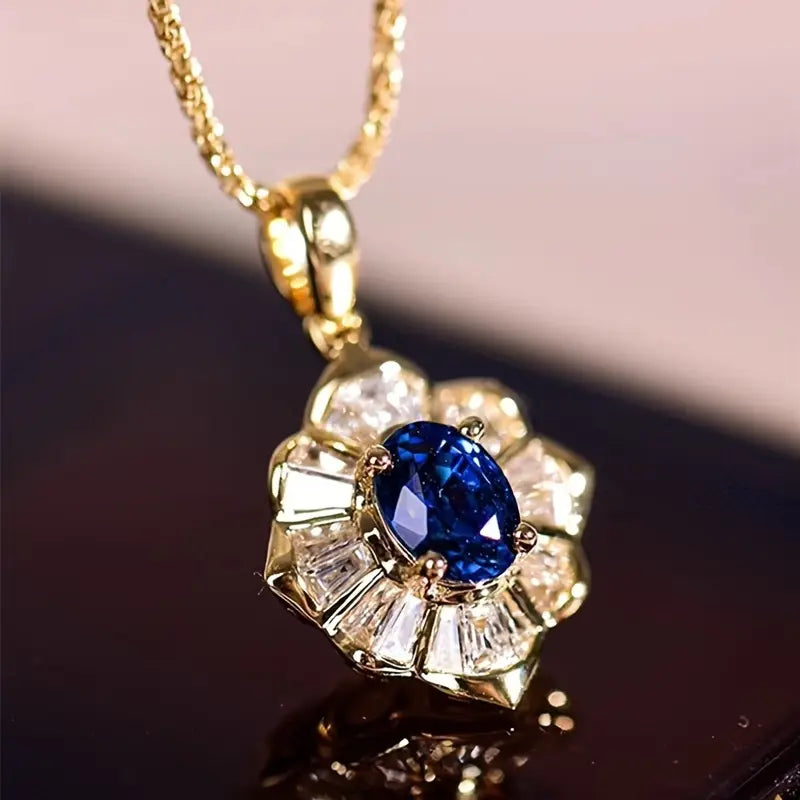 Collier Kavella Nocturne Azuré | Or