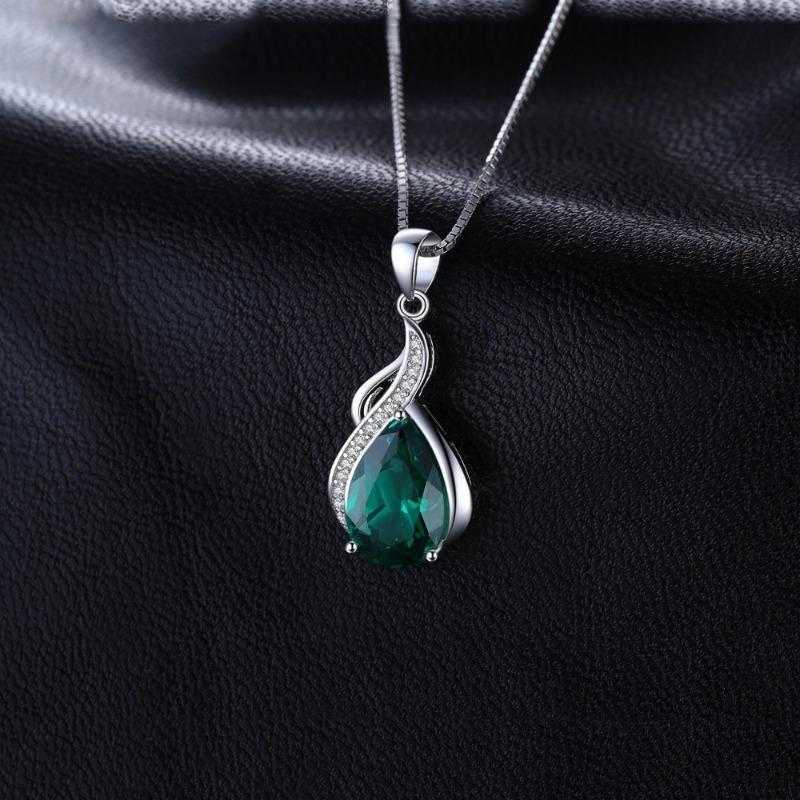 Collier Leonias avec pierre d'émeraude en or