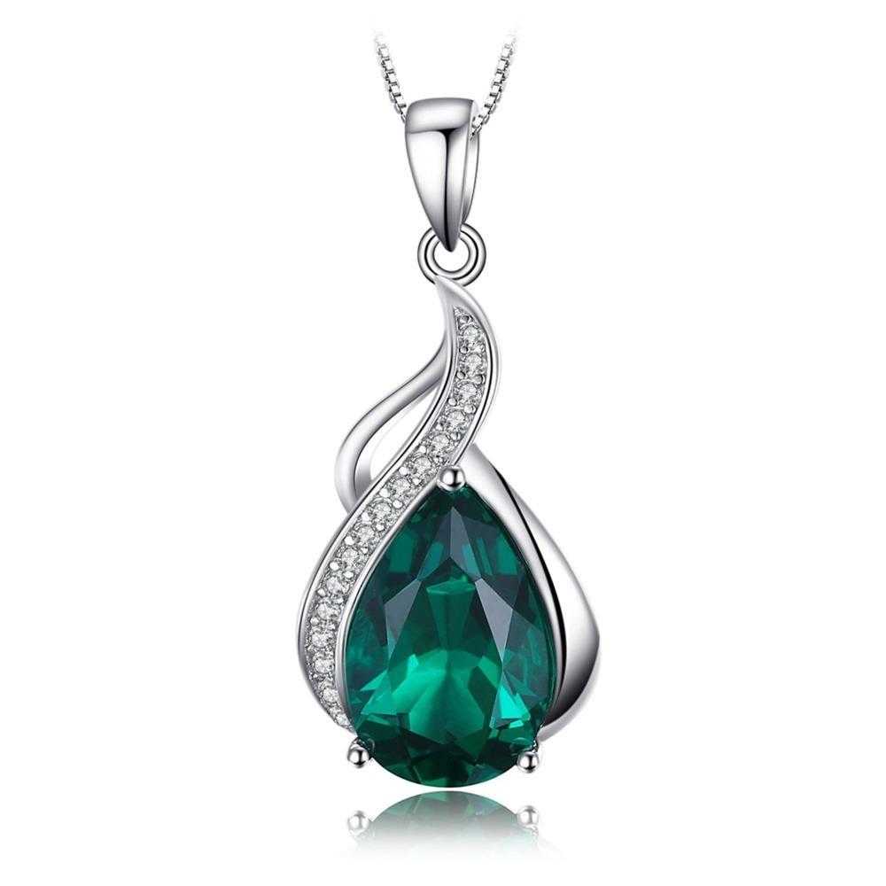 Collier Leonias avec pierre d'émeraude en or
